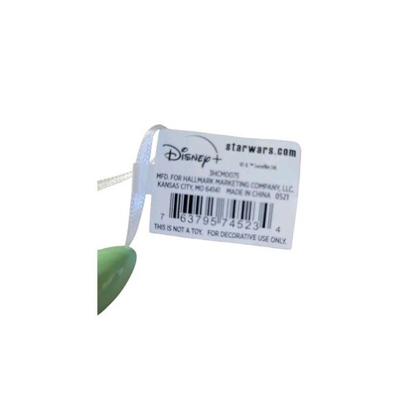 Official Disney Star Wars Baby Yoda Mandalorian Hallmark Chrustmas  Ornament - Picture 8 of 10
